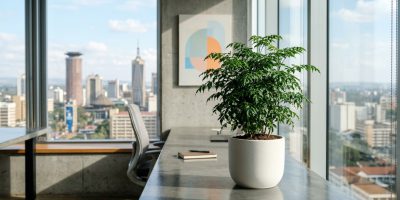Close-up of delicate Arabiaca greenery with fine foliage, suitable for floral arrangements.