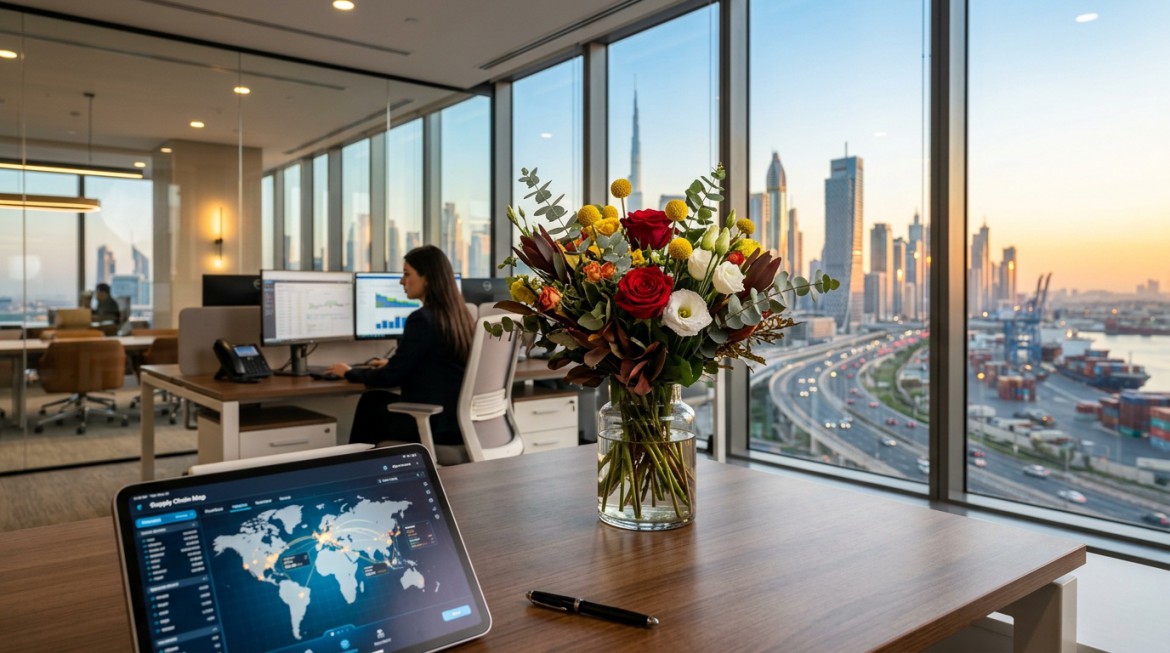 Premium Kenyan flowers ready for Middle East distribution